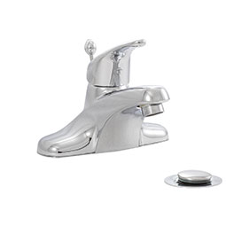Handle Bathroom Faucet - 406 Chrome