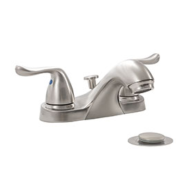 Handle Bathroom Faucet - 405 Brushed Nickel