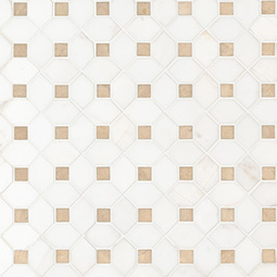 Bianco Dolomite Crema Dotty Pattern