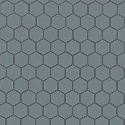 Cielo azul hexagon glossy